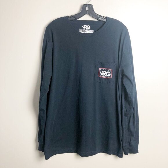 Roudy Gentleman Reagan Bush '84 Long Sleeve Pocket Tee Shirt XL - Picture 3 of 6